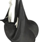 PIERRE CARDIN (HAUTE COUTURE)-2007 Black Organza Hoop Coat, Size-OS