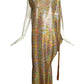 PIERRE CARDIN (HAUTE COUTURE) -2009 Printed Hologram Knit Dress, Size 6/8
