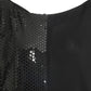 PIERRE CARDIN (HAUTE COUTURE)-2009 Sequin Knit Hoop Dress, Size-2