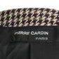 PIERRE CARDIN (HAUTE COUTURE)-1998 Brown Wool Houndstooth Vest, Size-6