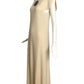PIERRE CARDIN (HAUTE COUTURE)-2009 Ivory Wool Knit Maxi Dress, Size 4