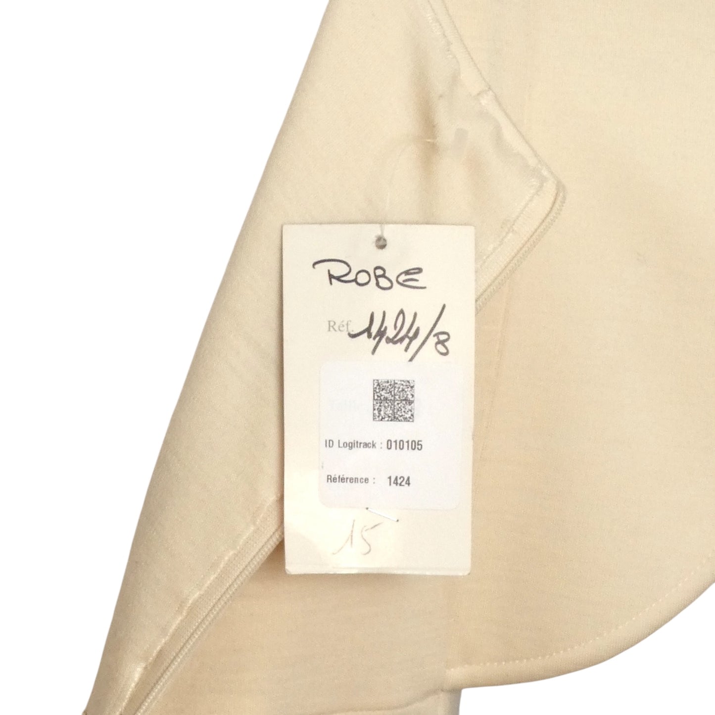 PIERRE CARDIN (HAUTE COUTURE)-2009 Ivory Wool Knit Maxi Dress, Size 4