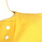 PIERRE CARDIN- 1994 Yellow Cotton Twill Vest, Size 6