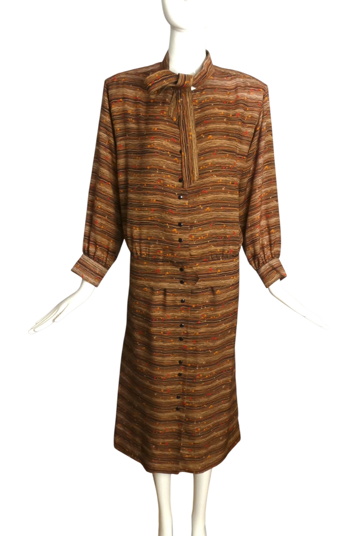 PIERRE CARDIN (HAUTE COUTURE)-1981 2pc Wool Ensemble, Size-6