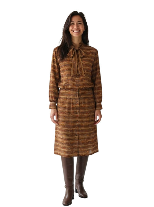 1981 2pc Wool Ensemble, Size-6
