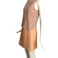 PIERRE CARDIN BOUTIQUE-2008 2pc Peach Knit Skirt Ensemble, Size-4