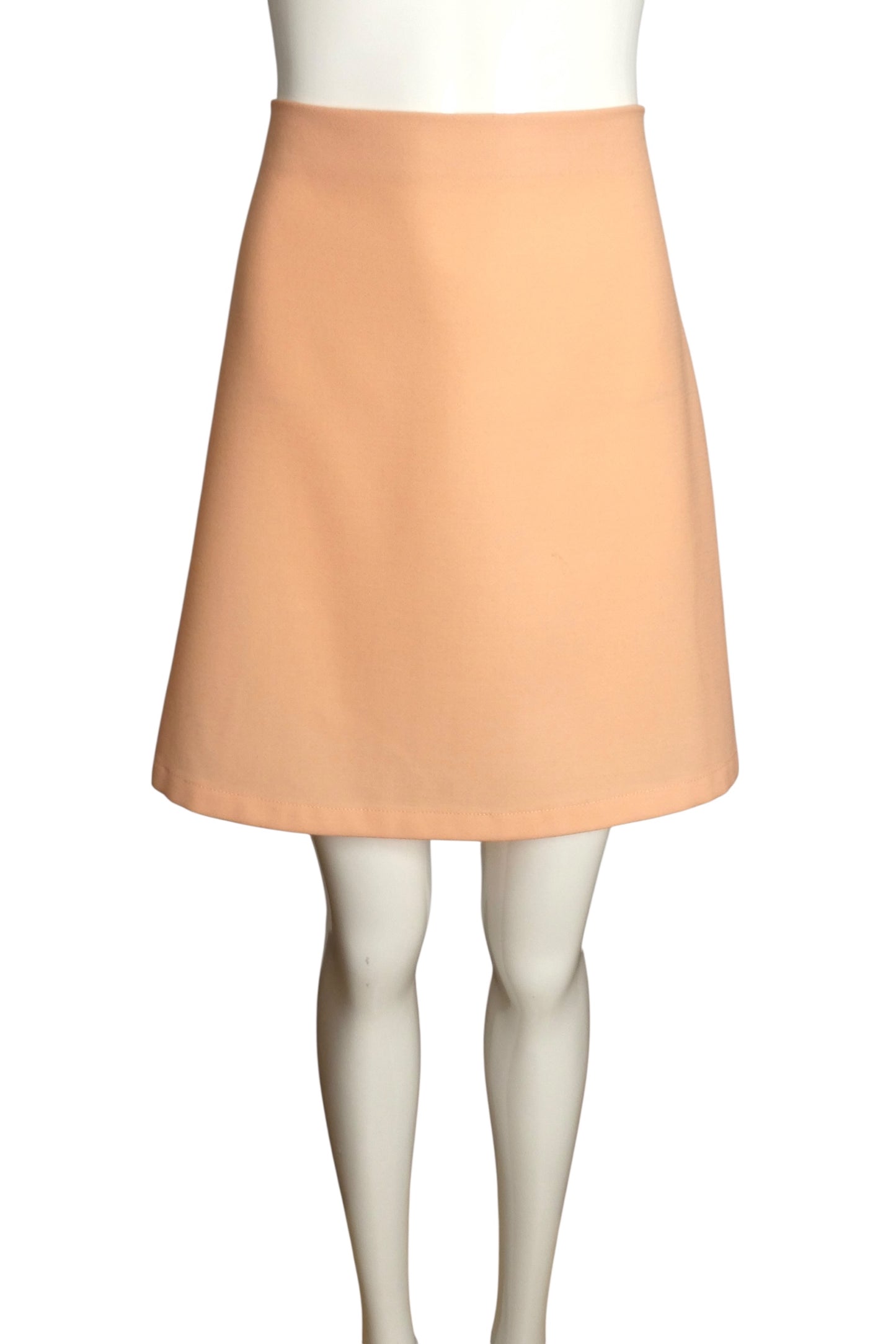 PIERRE CARDIN BOUTIQUE-2008 2pc Peach Knit Skirt Ensemble, Size-4
