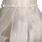 PIERRE CARDIN (HAUTE COUTURE)- 2000 White Organza Tiered Wedding Gown, Size 8