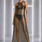 PIERRE CARDIN - 2008 Metal Mesh Dress, Size 4