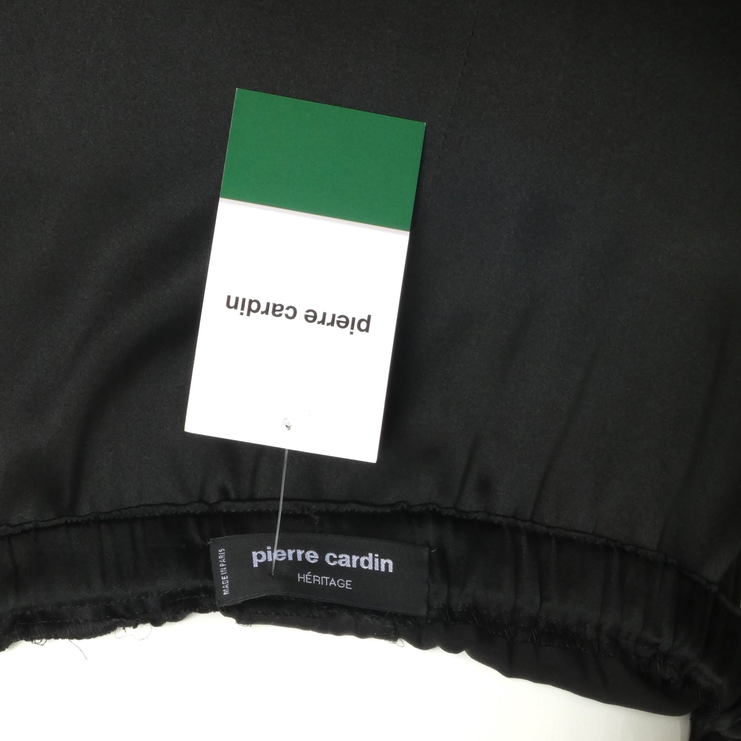 PIERRE CARDIN (HAUTE COUTURE)-2000 2pc Satin Knit & Feather Dress, Size-4