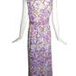 EMILIO PUCCI FOR FORMFIT ROGERS- 1970s Purple Printed Nylon Nightgown, Size 6