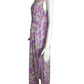 EMILIO PUCCI FOR FORMFIT ROGERS- 1970s Purple Printed Nylon Nightgown, Size 6