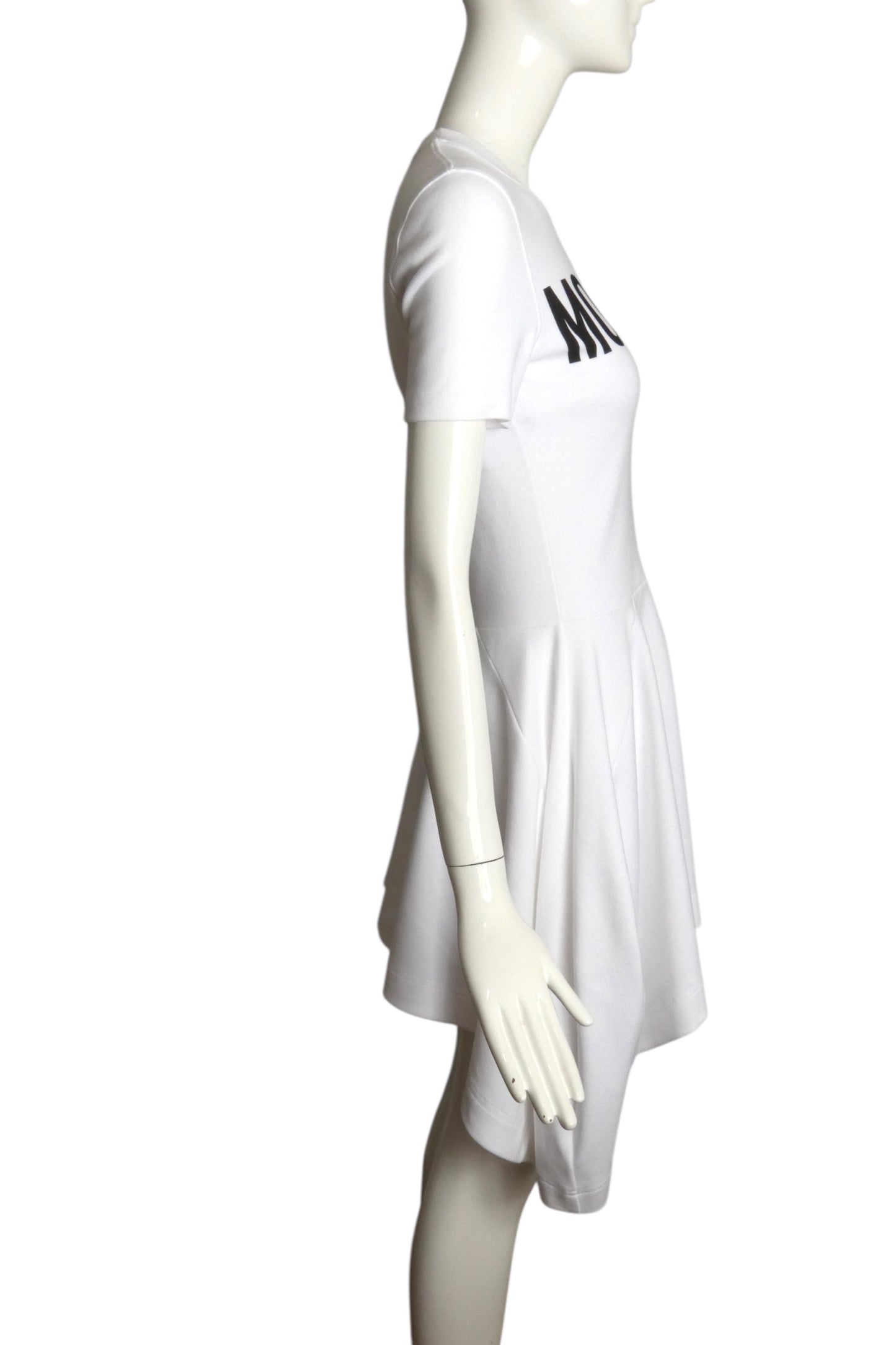 MOSCHINO COUTURE- NWT 2020 White Ghost Pannier Dress, Size 4