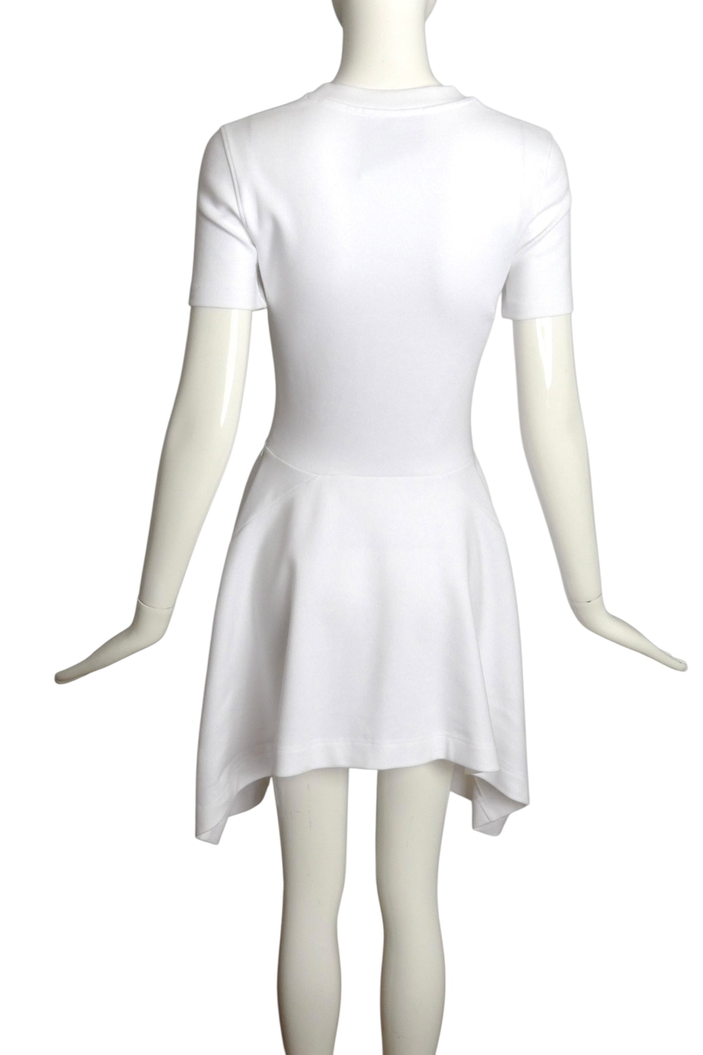 MOSCHINO COUTURE- NWT 2020 White Ghost Pannier Dress, Size 4