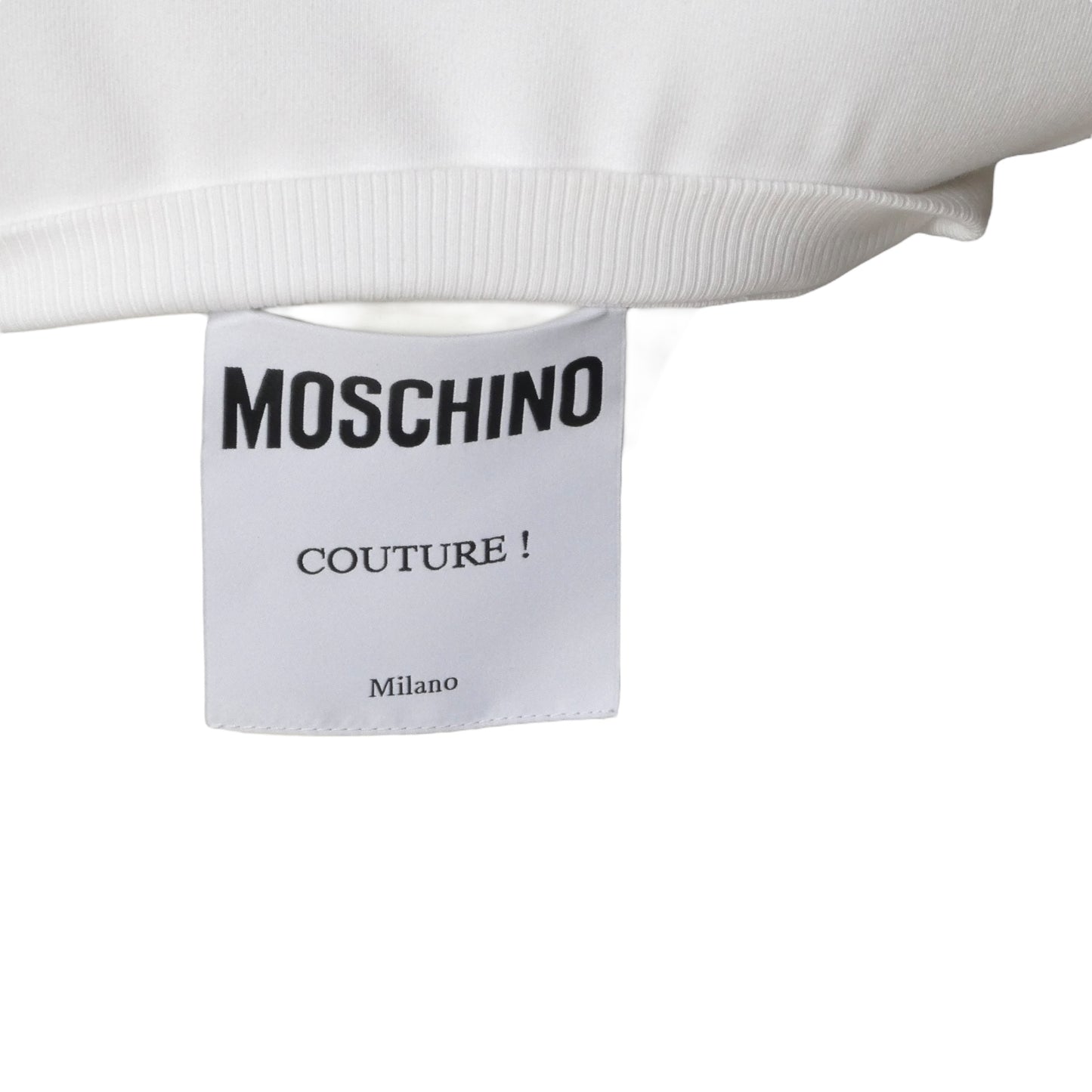 MOSCHINO COUTURE- NWT 2020 White Ghost Pannier Dress, Size 4