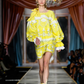 MOSCHINO COUTURE- NWT 2020 "Frosting" Print Dress, Size 2