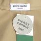 PIERRE CARDIN (HAUTE COUTURE)-1990s Khaki Cotton Jacket Suit, Size-10