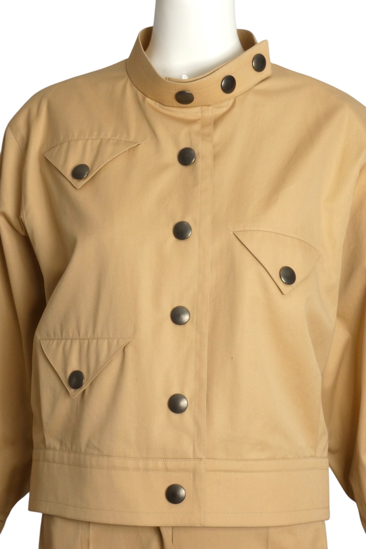 PIERRE CARDIN PRESTIGE (HAUTE COUTURE)-1984 Cotton Pant Suit Size-6