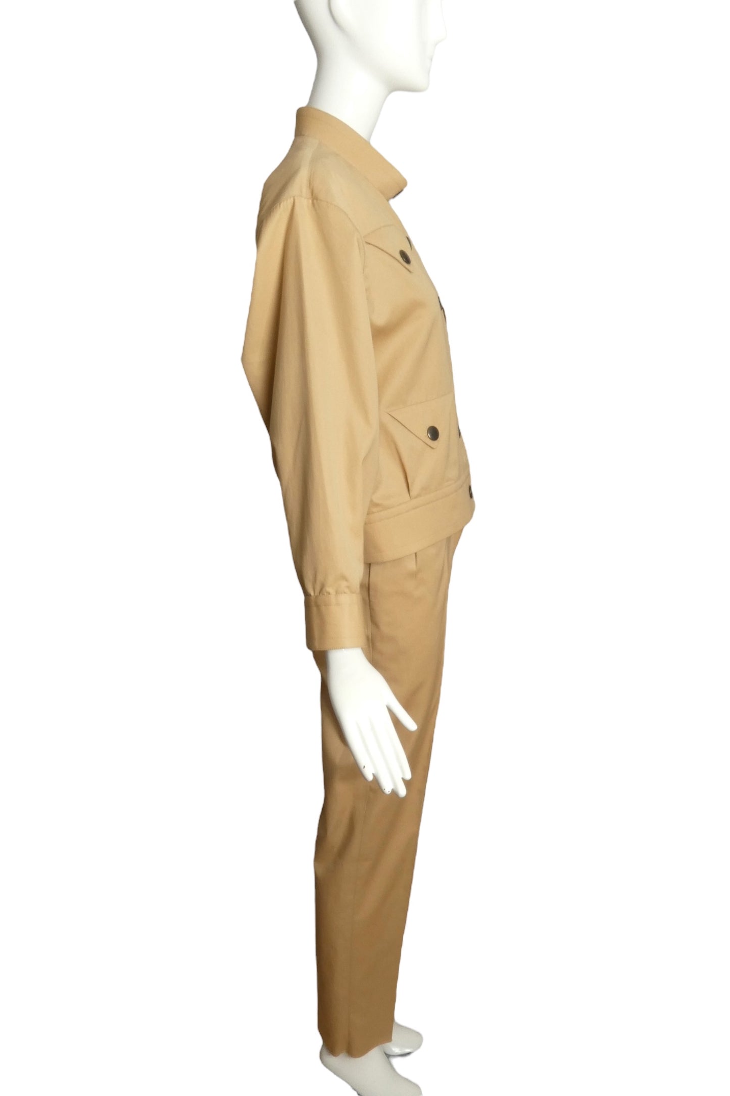PIERRE CARDIN PRESTIGE (HAUTE COUTURE)-1984 Cotton Pant Suit Size-6