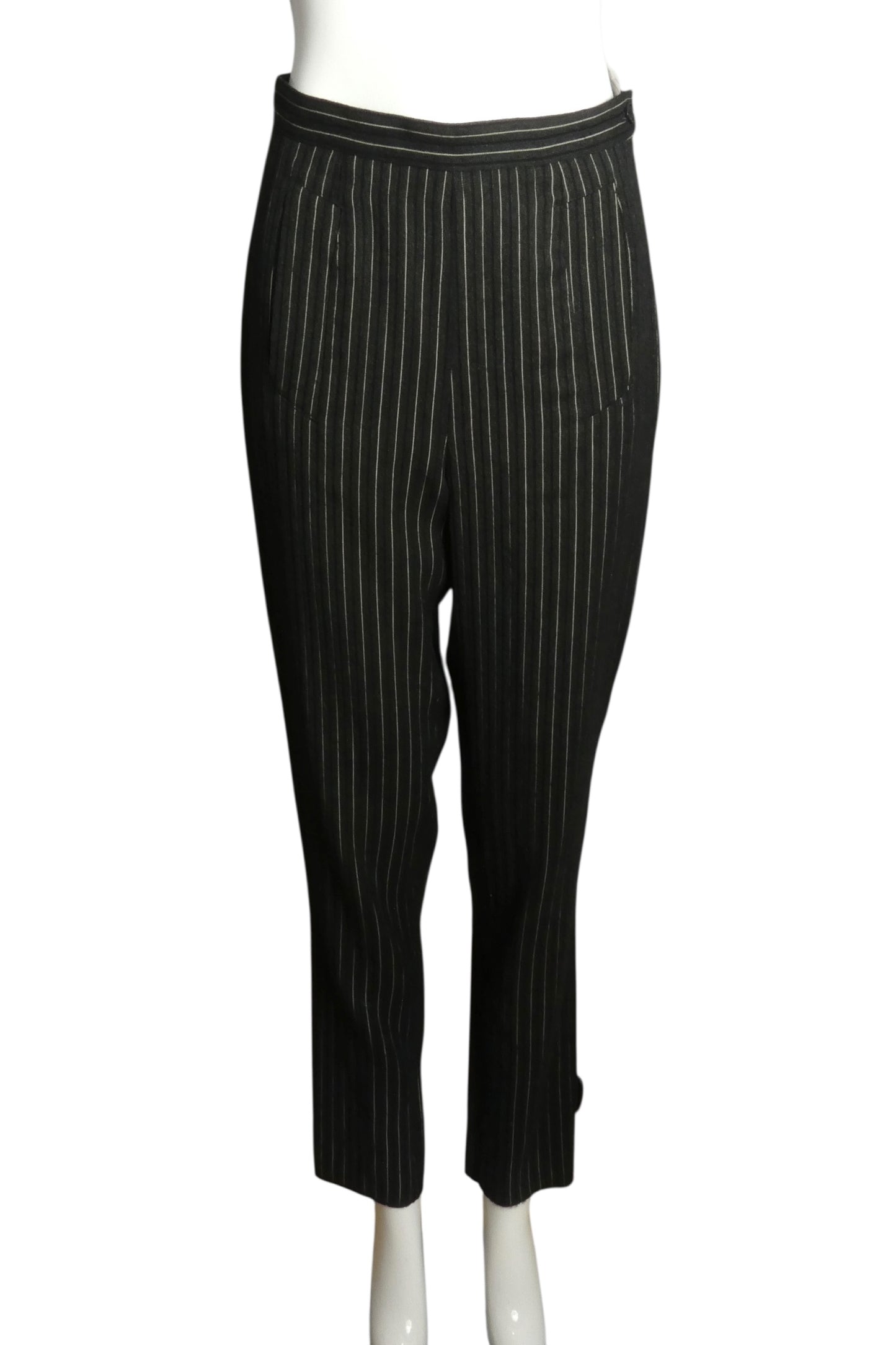 JEAN PAUL GAULTIER- 1994 Wool Pinstripe Pants, Size 4