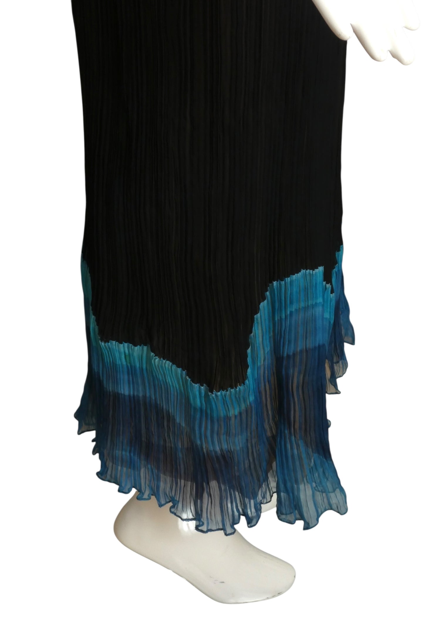1970s 2pc Chiffon Gown, Size 4