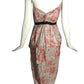 2020s Floral Taffeta Bustier Dress, Size 2