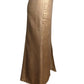 CHANEL- 2005 Gold Metallic Linen Skirt, Size 8