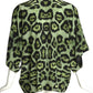 GIVENCHY- 2016 Animal Print Silk Blouse, Size 8