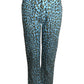FENDI- 1990s Animal Print Pants, Size 6
