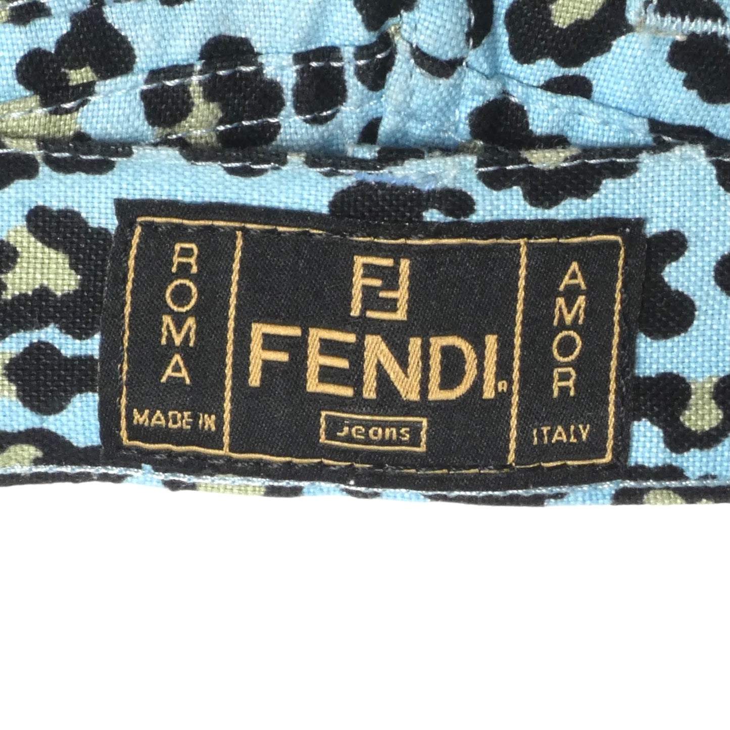 FENDI- 1990s Animal Print Pants, Size 6