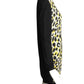 2010s Animal Print Sweater Dress, Size 10