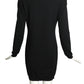 2010s Animal Print Sweater Dress, Size 10