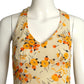 1970s Floral Knit Maxi Dress, Size-4