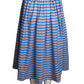 1940s Multi Color Stripe Cotton Skirt, Size 2