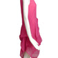2018 Pink Chiffon Handkerchief Dress, Size 4
