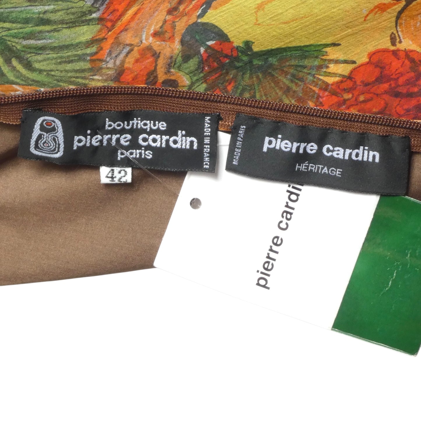 PIERRE CARDIN-2004 Floral Chiffon Evening Dress, Size-10