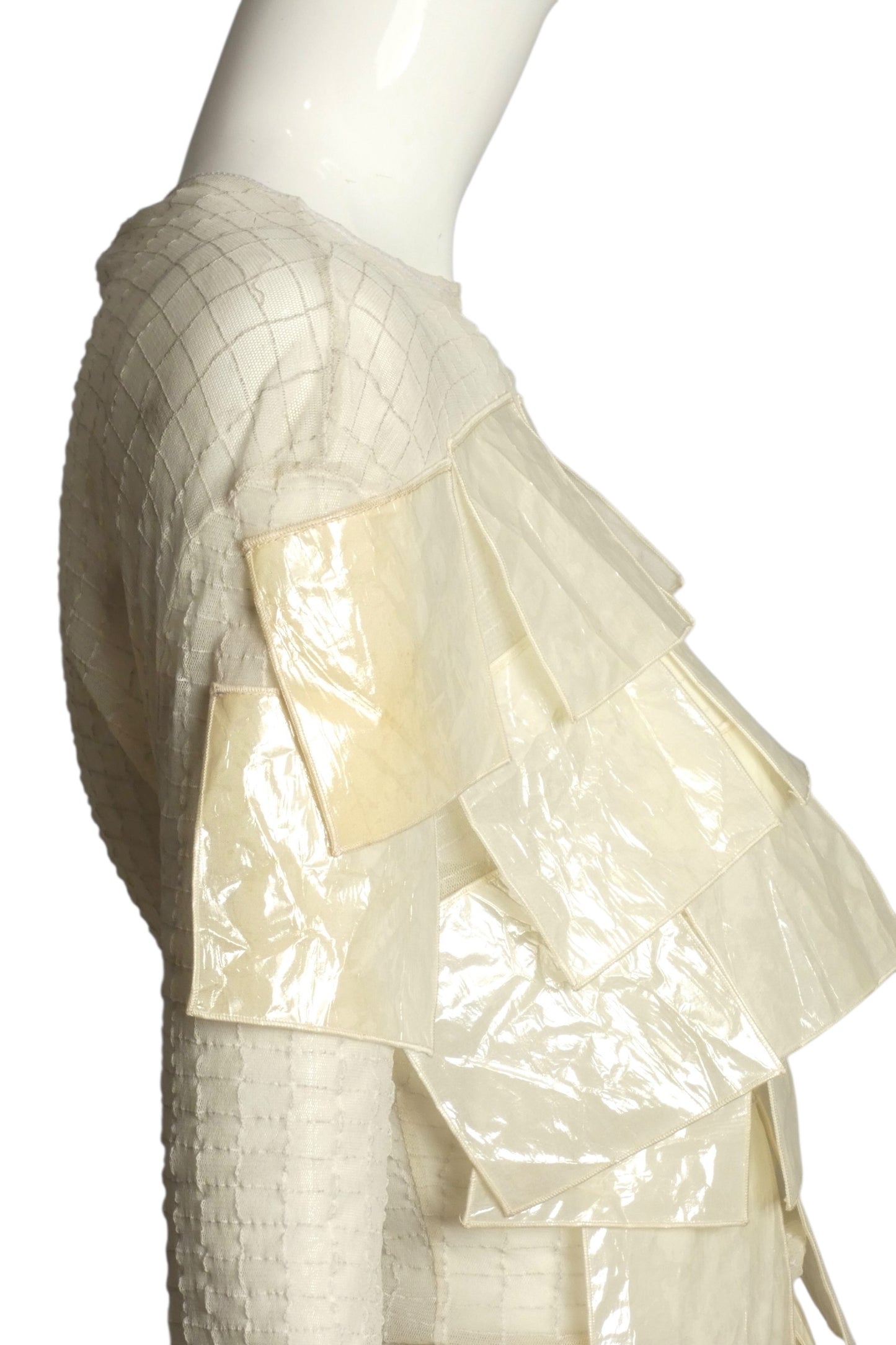 PIERRE CARDIN EVOLUTION (HAUTE COUTURE)-2000 Nylon & Cellophane Ensemble, Size-6