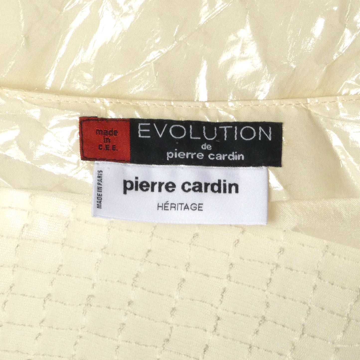 PIERRE CARDIN EVOLUTION (HAUTE COUTURE)-2000 Nylon & Cellophane Ensemble, Size-6