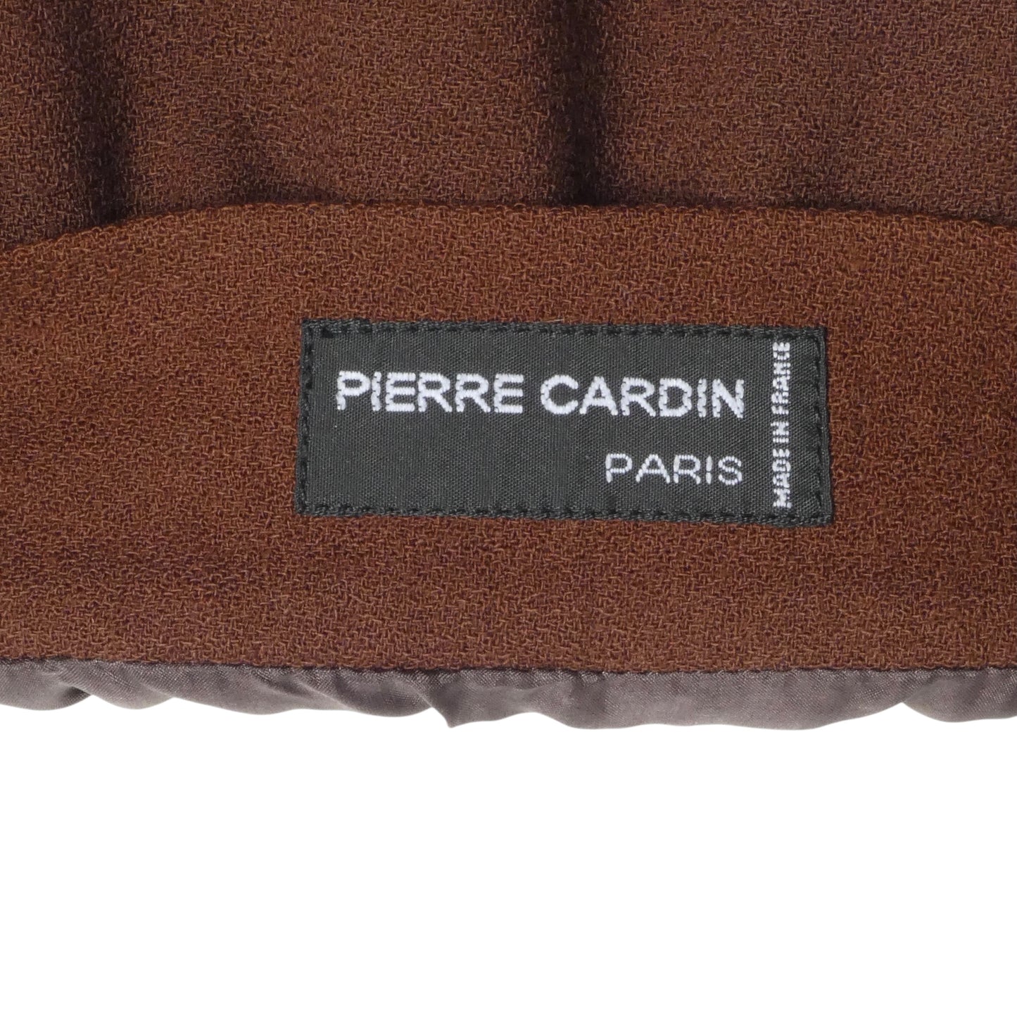 PIERRE CARDIN (HAUTE COUTURE)- 2000 Brown Wool Crepe Skirt, Size 4