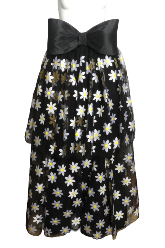 PIERRE CARDIN- 1997 Daisy Tulle Ballgown Skirt, Size 4