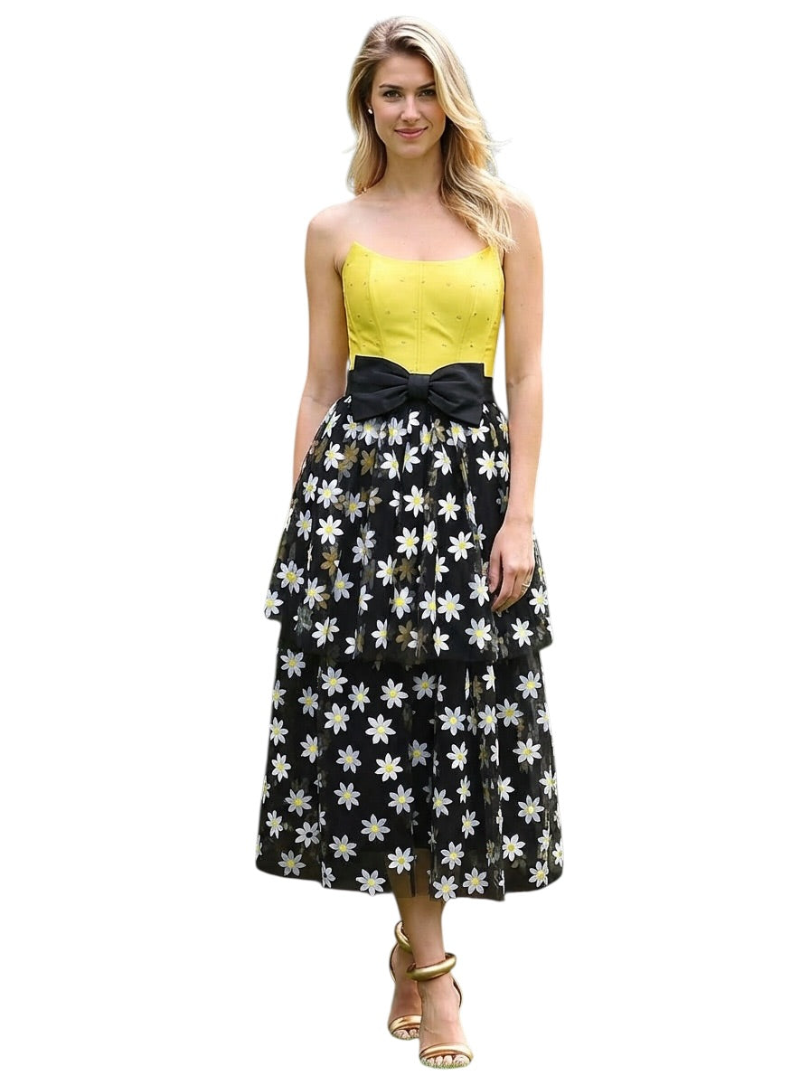 1997 Daisy Tulle Ballgown Skirt, Size 4