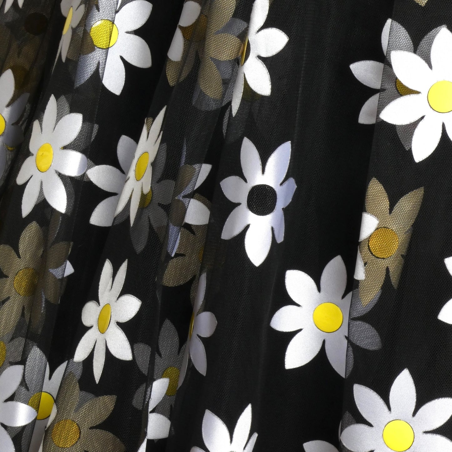 PIERRE CARDIN- 1997 Daisy Tulle Ballgown Skirt, Size 4