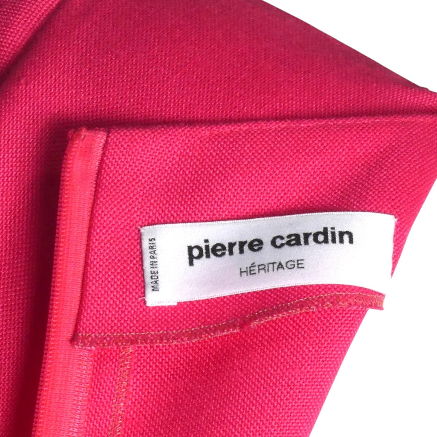 PIERRE CARDIN (HAUTE COUTURE)- 2007 Pink Rayon Cropped Top, Size 8