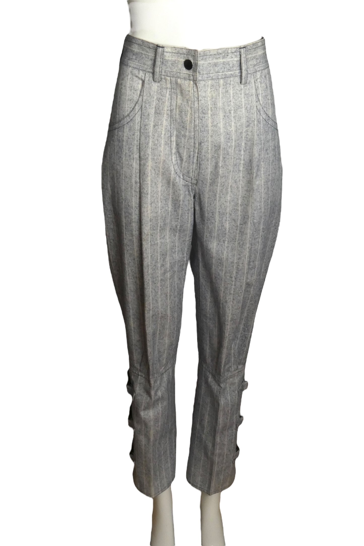 PIERRE CARDIN- 2012 Cotton Stripe Pants, Size 6