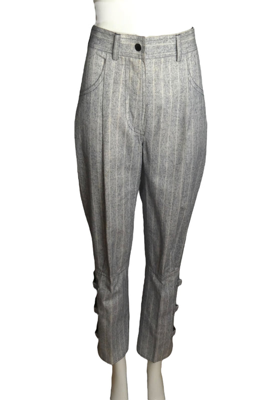PIERRE CARDIN- 2012 Cotton Stripe Pants, Size 6