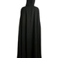 PIERRE CARDIN (HAUTE COUTURE) - 1983 Black Wool Hooded Cape, One Size