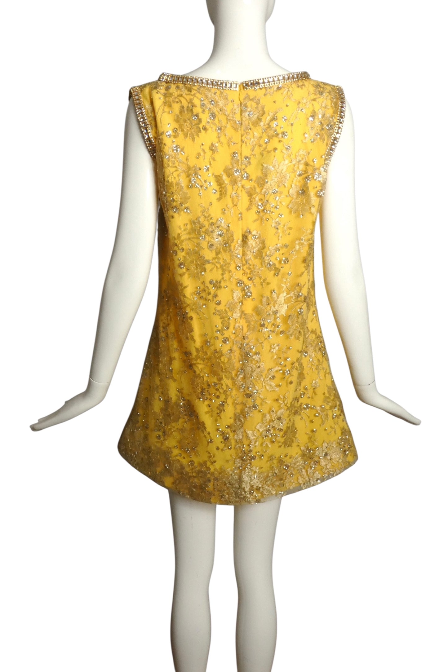 PIERRE CARDIN - 2010 Jeweled Lace Dress, Size 4