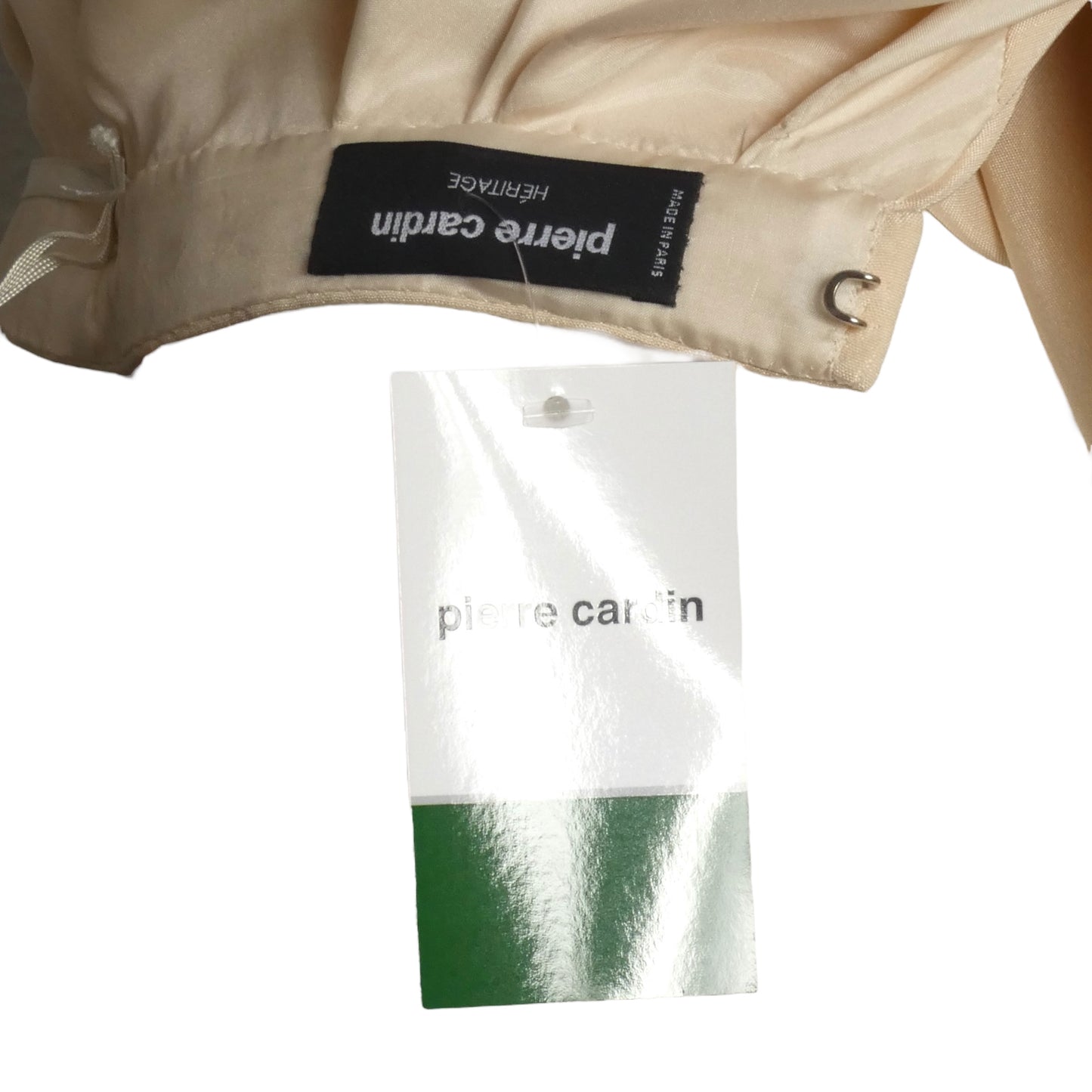 PIERRE CARDIN (HAUTE COUTURE)- 2003 Ivory Silk Hi-Low Skirt, Size 4