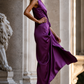 PIERRE CARDIN - 2011 Lavender Charmeuse Gown, Size 6