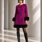 1990 Wool & Fur Coat, Size-10